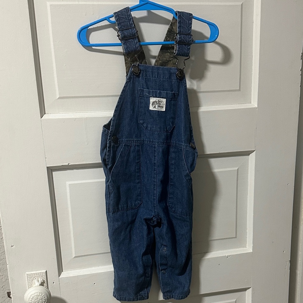 Bass Pro Shops Denim Blue Kids Overalls